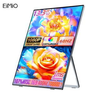 Eimio 13,3 ''pantalla dual no plegable portátil IPS Monitor de computadora Monitor portátil para computadora portátil Monitor de 13,3 pulgadas - Product Image 1