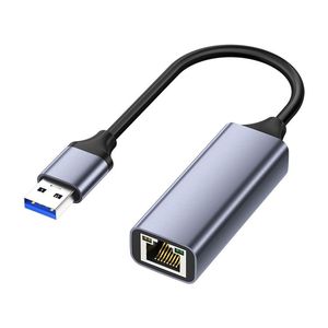 Yüksek kalite USB 3.0 RJ45 adaptörü 1000 Mbps Ethernet çıkışı USB stokta RJ45 ağ konektörü - Product Image 1