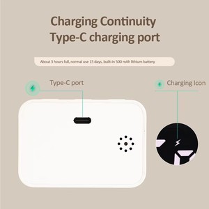 Mini dijital zamanlayıcı çalışma pişirme için görsel zamanlayıcı LED uyku ev geri sayım alarmı 3 önceden ayarlanmış zaman ev şarj edilebilir mutfak zamanlayıcı - Product Image 3