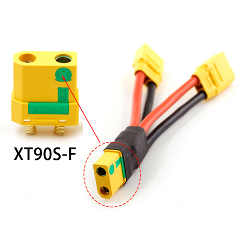 Câble adaptateur XT90S femelle vers mâle en parallèle anti-étincelles
