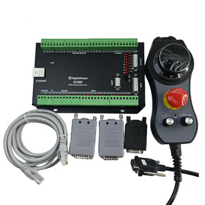 Neue Mach3 CNC Ec500 Ethernet Controller Upgrade Motion Control Karte für Fräsmaschine mit 5-Achsen-Notstop-Handrad Mpg - Product Image 1
