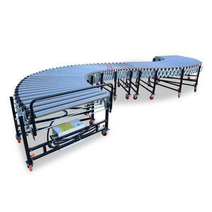 Motorized Roller <strong>Conveyor</strong> Line Customized Flexible Telescopic Roller <strong>Conveyor</strong> for Farm Boxes <strong>Unloading</strong> <strong>Loading</strong> - Product Image 2
