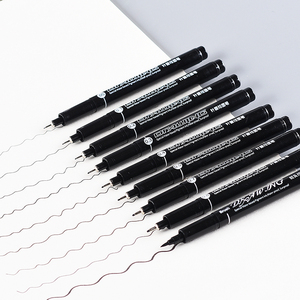 İpucu boyut 0.05,0.1,0.2,0.3,0.4,0.5,0.7,0.8, fırça ucu su geçirmez cetvel kalemi sanatçı kalem - Product Image 5