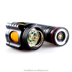 Новое поступление, 10 Вт, многофункциональный фонарик с сигнализацией - Product Image 3