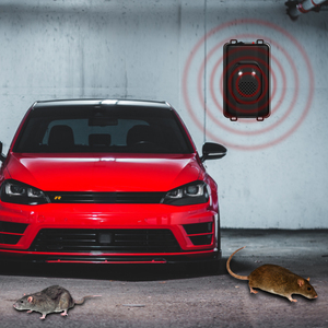 อุปกรณ์ป้องกันยานพาหนะเป็นมิตรกับสิ่งแวดล้อม X-pests อุปกรณ์เสริมความถี่ล้ำเสียงตัวแปรสำหรับกำจัดศัตรูพืชและสัตว์ฟันแทะกลางแจ้ง - Product Image 2