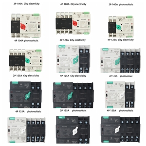 2P/4P ATS自動転送スイッチ100A 125A手動転送スイッチコントローラデュアル電源途切れることなくPCタイプ - Product Image 5