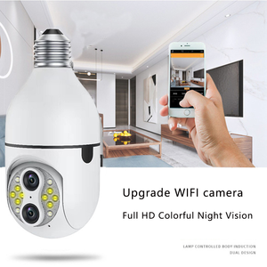 Bombilla LED E27 de 1080P, cámara inteligente tuya de 360 grados, detección humana, alarma de conexión, visión nocturna colorida, cámara ip inalámbrica - Product Image 3
