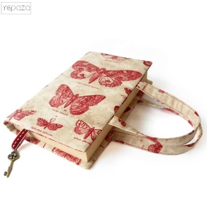 <strong>Book</strong> Bag Tutorial and PDF <strong>Pattern</strong> <strong>Book</strong> Cover Make for Any Size of <strong>Book</strong> - Product Image 3