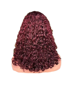 13x4 Roman xoăn sóng nước phía trước tóc giả siêu đôi vẽ 12A tóc con người Việt Nam mật độ 250% dài trong suốt Thụy Sĩ - Product Image 1