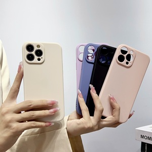 U & Q เคสซิลิโคนเนื้อนิ่มสีสันสดใสสำหรับ iPhone 13 PRO MAX สำหรับ iPhone 15