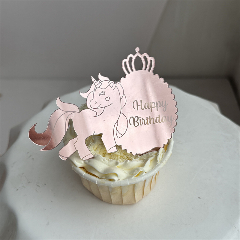 Licorne en or rose