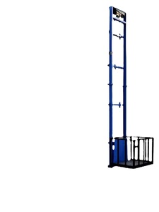小型倉庫工場レール搭載油圧リフト操作プラットフォーム荷降ろし用効率的なレール貨物エレベーター - Product Image 6