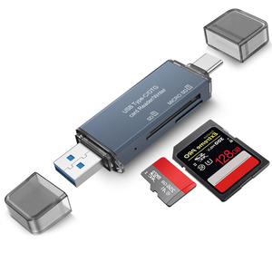 USB 3.0/USB C để TF/SD Đầu đọc thẻ 2 trong 1 bộ nhớ thông minh Đầu đọc thẻ Loại C OTG ổ đĩa flash CardReader Adapter - Product Image 1