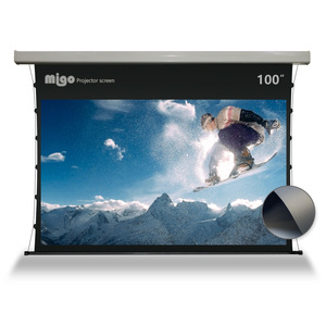MIGO电动投影仪屏幕遥控家庭影院电视电动壁挂式天花板投影屏 - Product Image 1