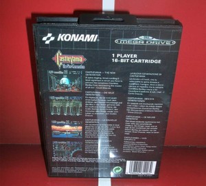 Castle Vania De Nieuwe Generatie Eur Hoes Met Doos En Handleiding Voor Megadrive Genesis Videogameconsole 16 Bit Md-Kaart - Product Image 4