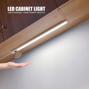 Aluminium Profile LED Strip licht Tube 12V With Smart Hand Sweep Sensor DIY küche Cabinet Closet Backlight lampe