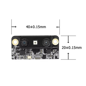 Cámara pequeña de bajo costo 2MP IR RGB IoT Cámara de reconocimiento facial Módulo de lente dual USB para bloqueo de base inteligente - Product Image 3