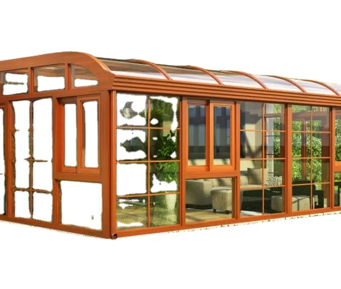 עיצוב אירופאי 3.0 מ "מ עובי שמש חדר זכוכית זכוכית בית שמש גן