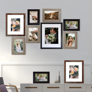 Picture <strong>Frames</strong> Collage, Gallery Wall <strong>Frame</strong> Set with 11x14 8x10 5x7 4x6 <strong>Frames</strong> in 3 Different Finishes Set of 10 - Product Image 5