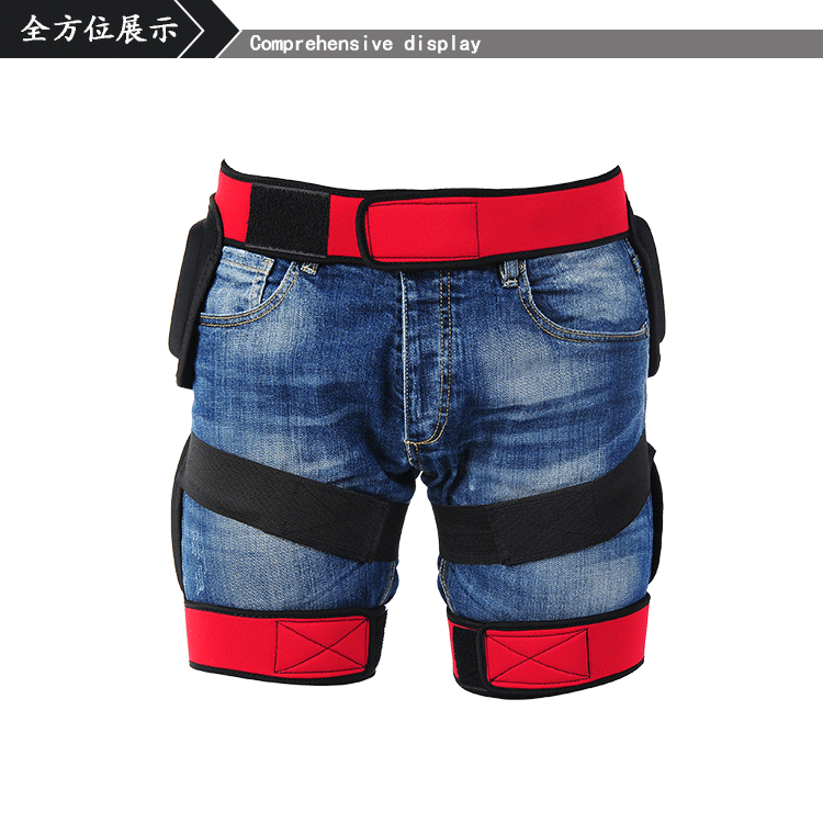 305-1 Pantalon couvrant les hanches à bords rouges