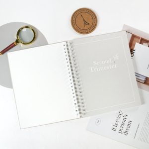 2026 tùy chỉnh in ấn mang thai Tạp Chí Nhật ký trước khi sinh thai sản hàng ngày hàng tháng bìa cứng lưu niệm mang thai cuốn sách máy tính xách tay - Product Image 4