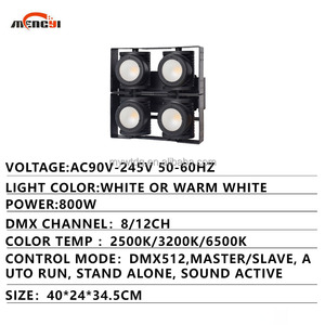 2in1 LED matris ışık su geçirmez Blinder WW CW sıcak soğuk beyaz DMX512 kontrol IP65 DJ disko ve tema parkı kullanımı için - Product Image 2