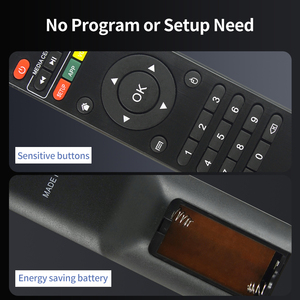 Mini TX6 X96 Air X96 Max H96 Android TV Box con materiale ABS telecomando codice fisso ricevitore per T9 T95 TX3 TX9 - Product Image 5