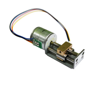 高強度12V1KGスラスト20 mm直径SM20-21L-T銅スライダーリニアアクチュエータリニアステッピングモーター - Product Image 1