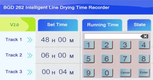 BGD 262 Intelligent <strong>Line</strong> Drying Time <strong>Recorder</strong> Film Drying Time <strong>Recorder</strong>