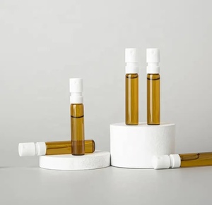 2ml 3ml <strong>5ml</strong> clear Fragrance All Plastic Outside Spring Mini Snap on Spray with Cap Gift with Box <strong>Perfume</strong> Refillable Glass Bottle - Product Image 3