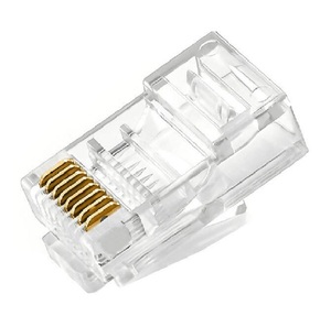 RJ45网络模块化8P8C插头6类RJ45连接器，用于局域网电缆UTP rj45 6类插头 - Product Image 1