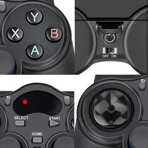 Controlador de juego inalámbrico 2,4G controlador inalámbrico computadora TV decodificador para PS3 Android controlador de juego móvil Smartph