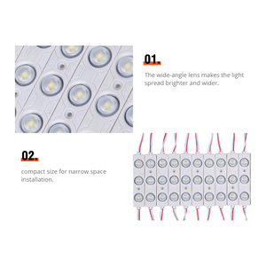 Certified DC <strong>12V</strong> 1.5W Green <strong>LED</strong> Module 3-Chip <strong>LED</strong> Light for Store Board Window Decoration - Product Image 3