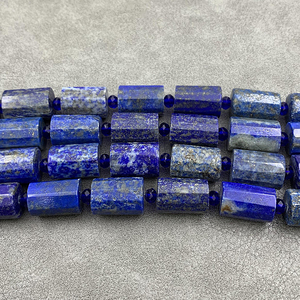 Mavi taş yeşim/turmalin gevşek boncuk Lapis lazuli karışık renkli dekoratif desen taş gevşek boncuk doğal yarı değerli taş - Product Image 2