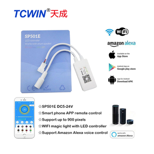 Tcwin RGB LEDストリップライトキット5m 10m 15m 30led/m IP65 Wifi Music Sync 5050 IR 24キーリモコンAPP ledプロ最大アプリコントロール - Product Image 5