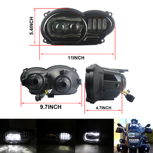 BMW R1200GS R 1200 GS ADV 2006 -2013 LEDヘッドライト用ハイビームDRL 6000k色温度新状態フィットオイルクーラー - Product Image 3
