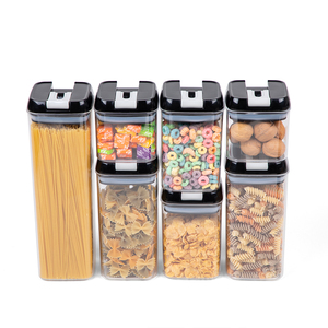 Contenedores de comida herméticos apilables Contenedor hermético impermeable Juego de caja de almacenamiento de alimentos para preparación de comidas con tapas