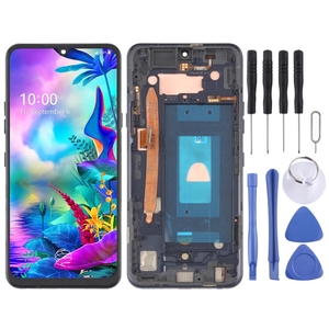 オリジナル液晶画面LG G8X ThinQ LMG850EMW LM-G850デジタイザーフルアセンブリフレーム付き - Product Image 1