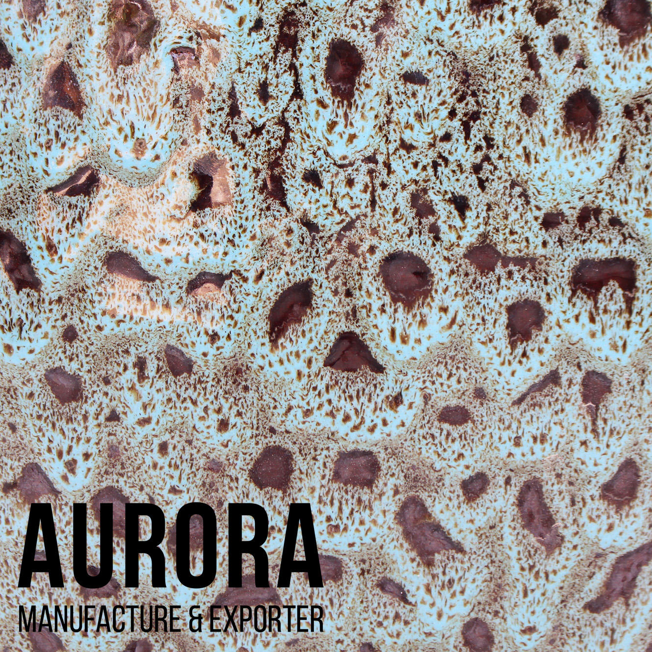 Manchas azules y negras