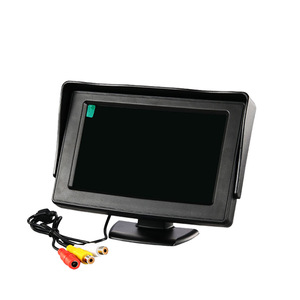 Monitor de cámara trasera de coche de 4,3 pulgadas, cámara de marcha atrás LED con pantalla TFT LCD para estacionamiento de vehículos, fácil instalación - Product Image 5