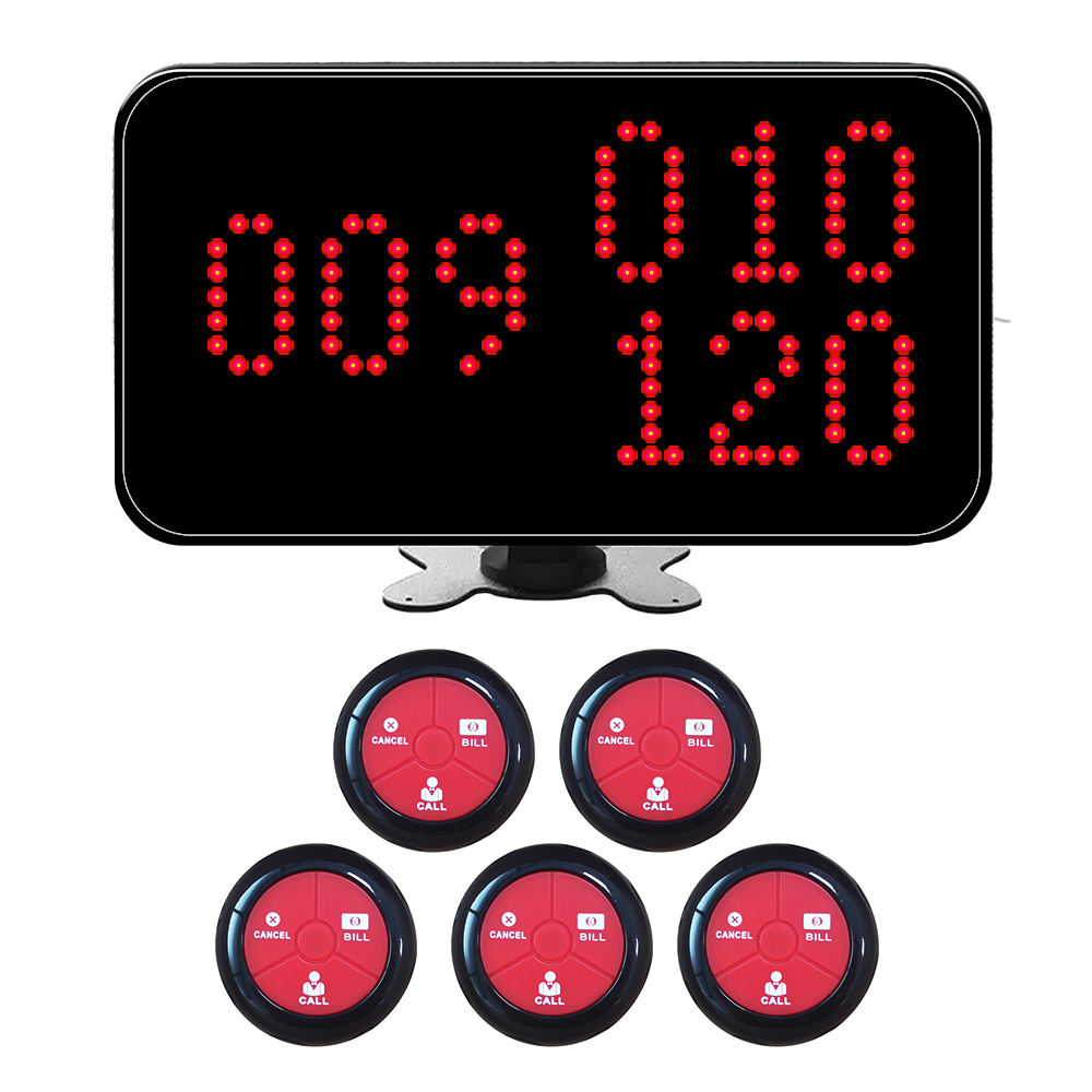 Negro - 1 pantalla - 5 timbres