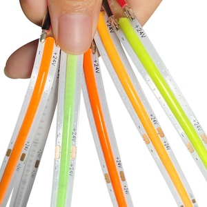 Mini tira de LED COB de 528LED de alta densidad, tiras de LED blancas RGB a todo Color, tira RGBIC suave, Control de aplicación, entrada de 12V CC, certificado ROHS - Product Image 5