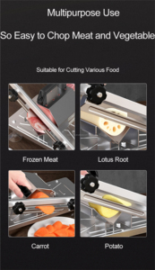 Nhà bếp lẩu thịt bò thịt cừu thực phẩm Slice Cutter cleavers thịt đông lạnh cắt máy cắt cho Deli nhà BBQ lẩu - Product Image 3