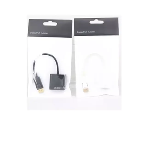 Fast Delivery Display Port to <strong>VGA</strong> Adapter Cable Male to Female Converter for PC Computer Laptop HDTV Monitor Projector