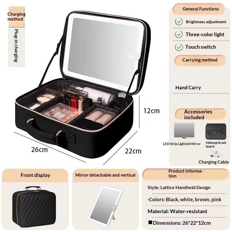 Cloison combinée sans miroir Black-diamond-4k