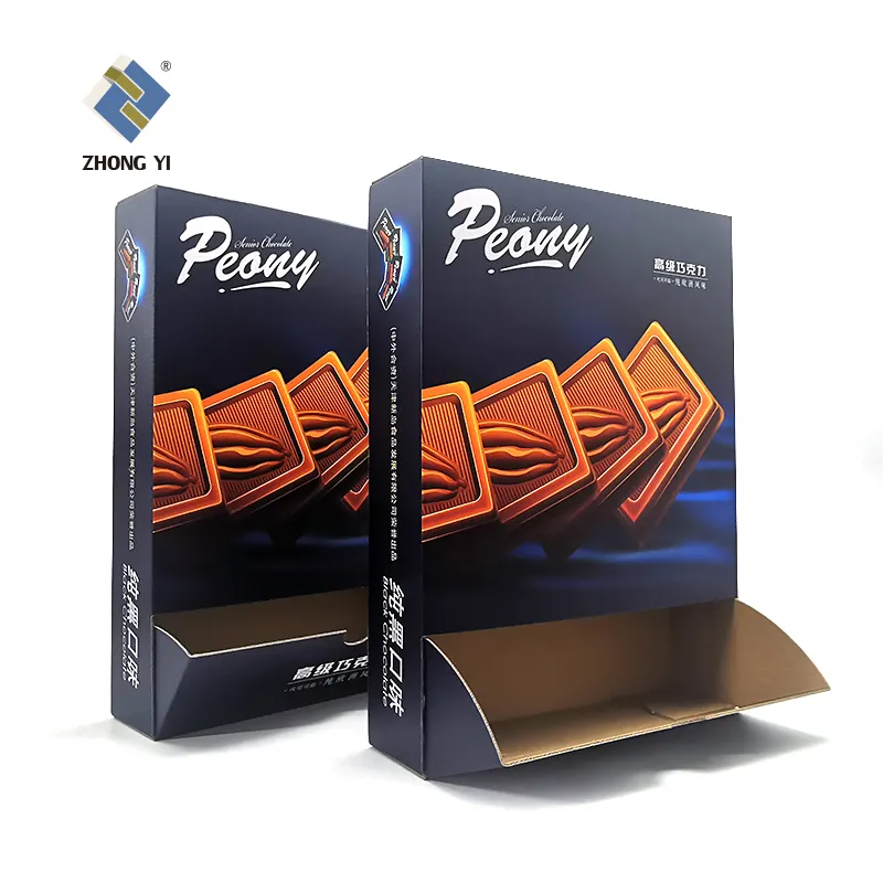Luxus Schokoriegel Box Hersteller Großhandel Custom Kraft papier Geschenk Schokolade Verpackungs boxen für Snacks Kopfhörer