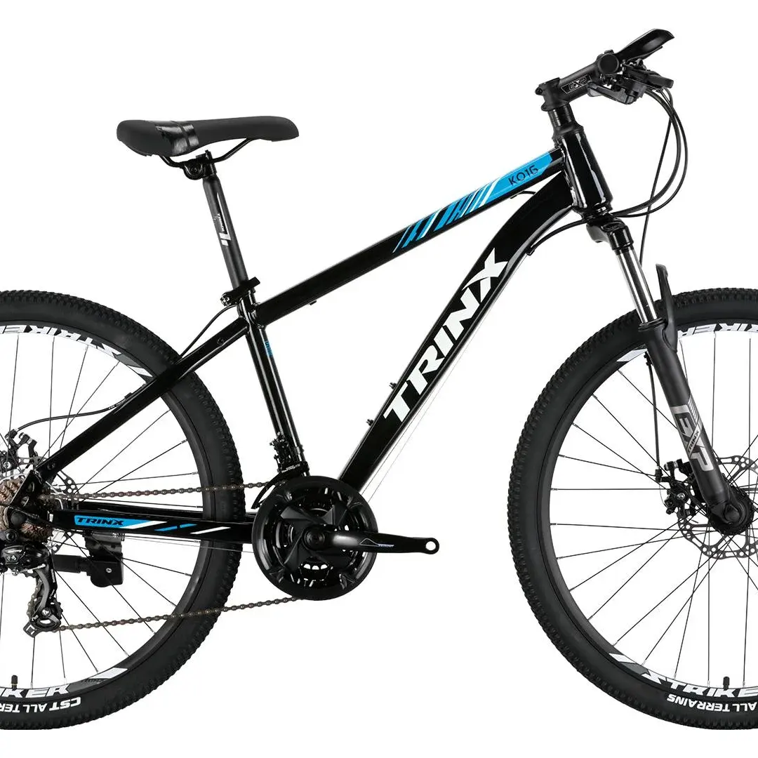 TRINX K016 26 pulgadas MTB 21S bicicleta de montaña de acero Shimano freno de disco OEM Fabricación de fábrica al por mayor stock personalizar bicicleta