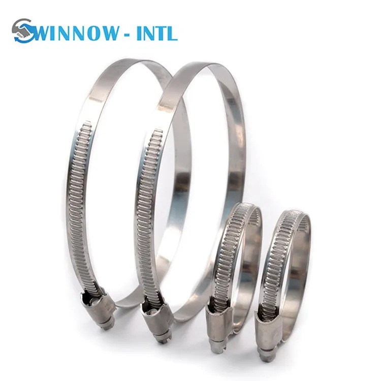 316 Stainless Steel Quality German Type Hose Clamp Praise Slotted Head Screw 1/2 Inch Gear Drive Hose Clamps