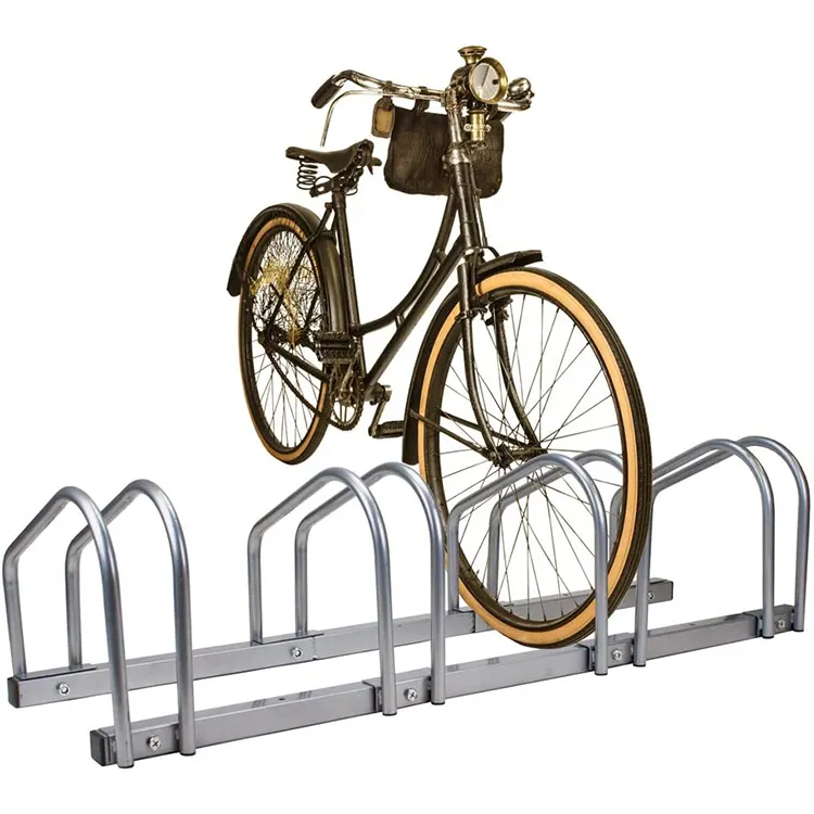 JH-Mech OEM Hinterhof Einfaches Parken Leicht gewicht Doppel rohr anschluss Abnehmbarer Stahls ch lauch Fahrrad abstellplatz