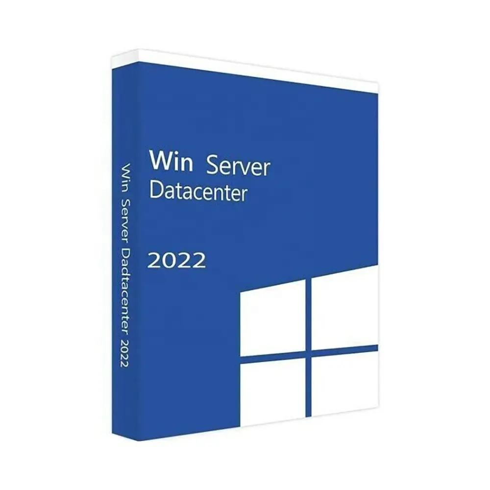 Win server Std 2022 datacenter license 2019 svr 2016 64Bit 16 core 2012 full version OS FPP Activation code key Multilingual